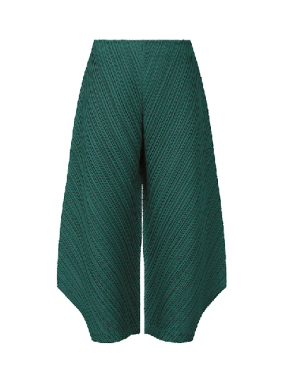 Nine point Harlan pants with pleated silhouette and loose irregular pants for women