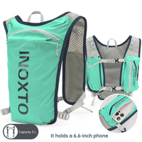 Running Bag 5L Outdoor Sports Lightweight Backpack Men's and Women's Trail Marathon Backpack Cycling Bag Water Bag Backpack