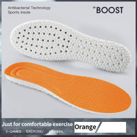 Super soft PU sports running shock-absorbing soft basketball military training insoles for men and women