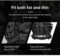 Wholesale Outdoor 6000D Nylon Multi-Pocket Gear Hunting Camouflage Breathable Training Equipment Tactical Grid Vest