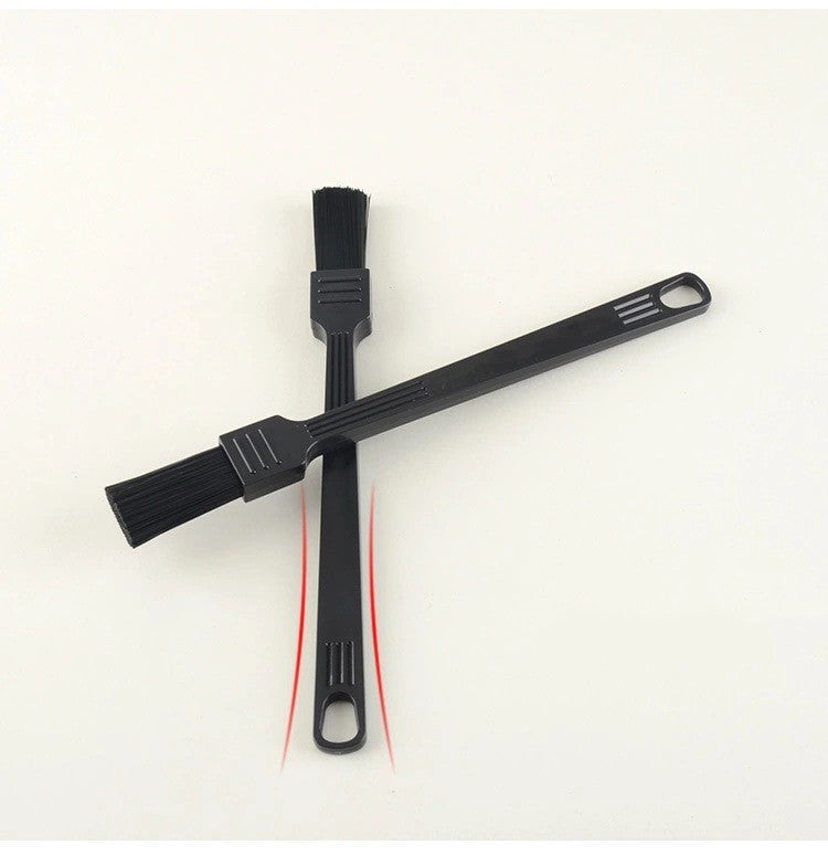 Coffee cleaning brush grinding machine painting coffee machine using a brush to clean the bar brushing plastic soft bristled