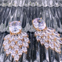 Fashionable and sophisticated temperament earrings