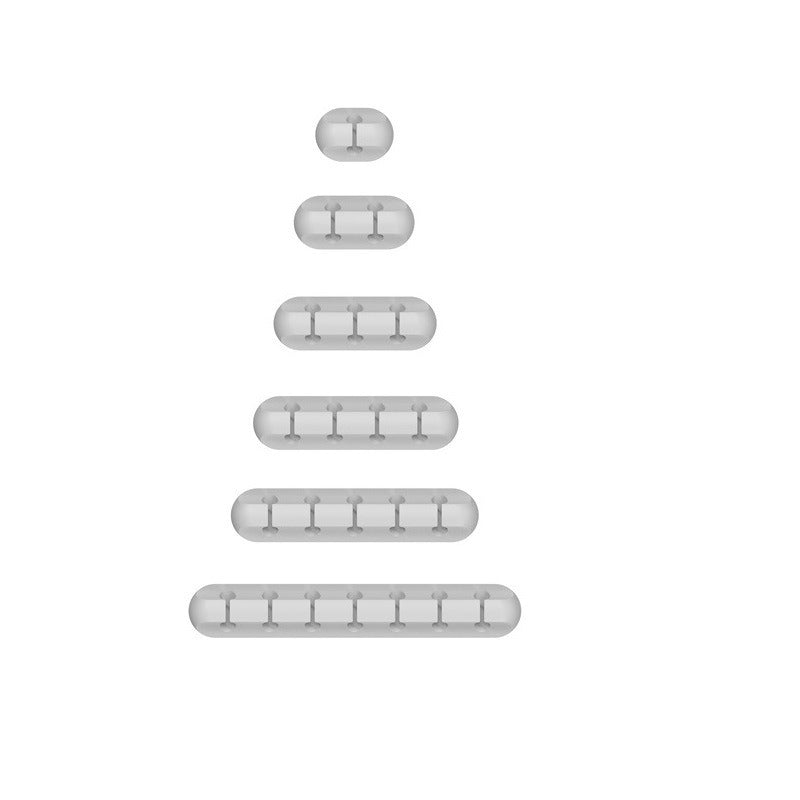 Creative silicone storage hub charging cable organize data cable holder mobile phone desktop cable organizer