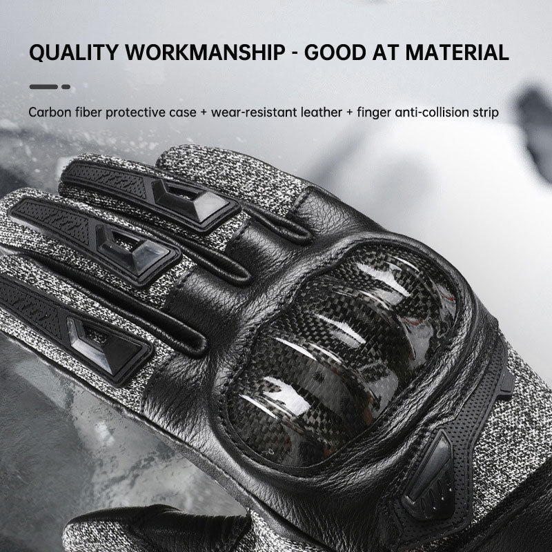 Five anti-cut all-finger tactical gloves riding touch screen gloves anti-skid military fans protection training