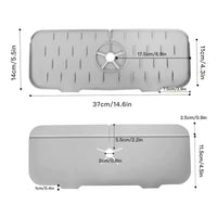 Faucet drain pad anti slip and splash proof kitchen water absorption pad washbasin waterproof pad sink water blocking