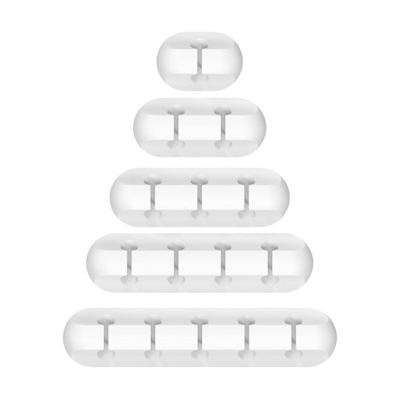 Creative silicone storage hub charging cable organize data cable holder mobile phone desktop cable organizer