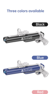 مسدس مياه كهربائي مزدوج الأنبوب للعب في الهواء الطلق ولعبة الحرب