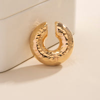 Retro and minimalist without ear holes, ear bone clip with ear rings