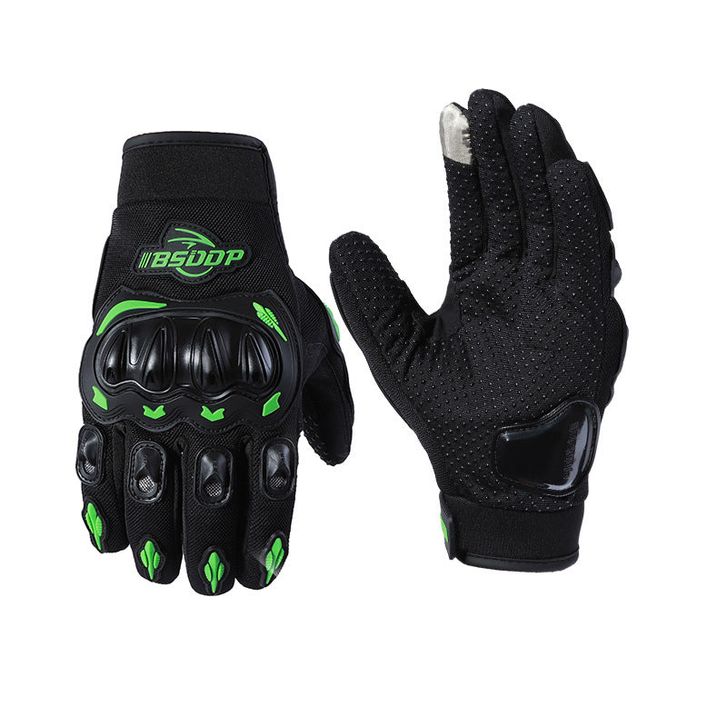Motorcycle Riding Gloves, All Finger, Summer Breathable, Men's And Women's Electric Vehicles, Anti Fall, Anti Slip, Touch Screen