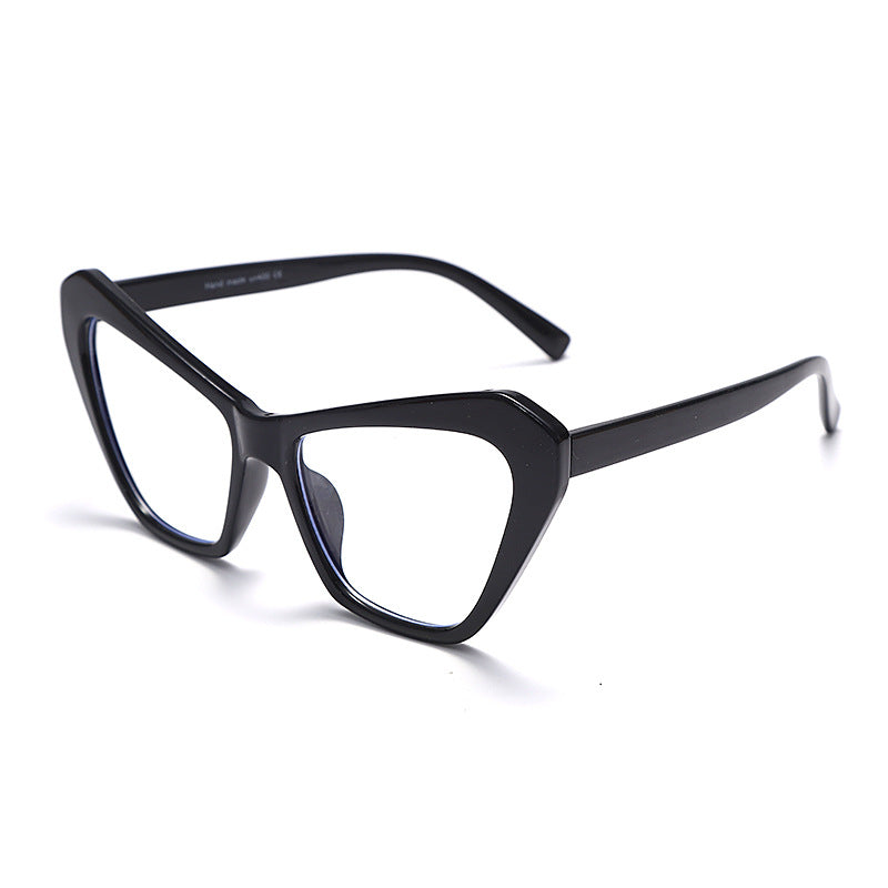 New Anti-Blue Light Large Frame Sunglasses Simple And Versatile Fashion Cat Eye Anti-Blue Light Glasses