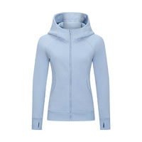Autumn And Winter New Thickened Thermal Hooded Sports Jacket For Women Casual Wear Yoga Training Fitness Jacket