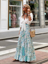 تنورة طويلة متأرجحة كبيرة من New Leisure Vacation نصف تنورة للنساء