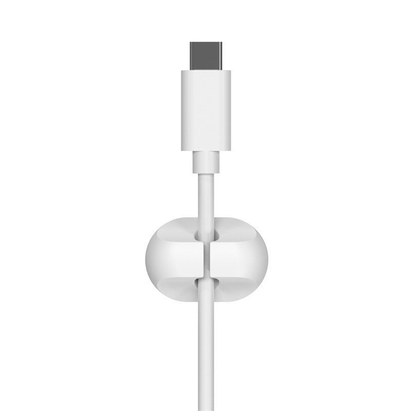 Creative silicone storage hub charging cable organize data cable holder mobile phone desktop cable organizer