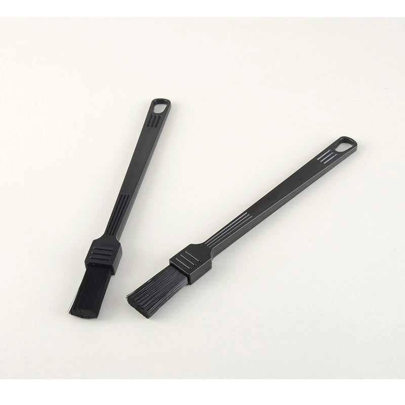 Coffee cleaning brush grinding machine painting coffee machine using a brush to clean the bar brushing plastic soft bristled