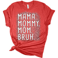 Mama printed cotton imitation women's T-shirt