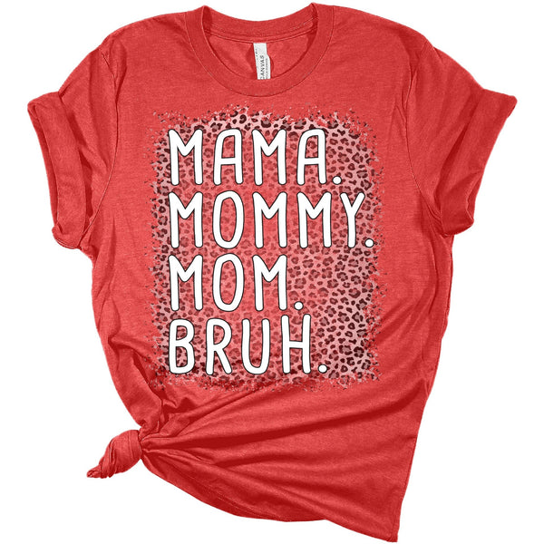 Mama printed cotton imitation women's T-shirt