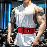 Fitness Waist Protection Squat Professional Adjustable Aerobic Support Velcro Strength Training Belt Hard Pull Weight Lifting