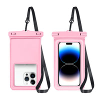 Sponge floating mobile phone waterproof bag for swimming drifting outdoor beach camping water park