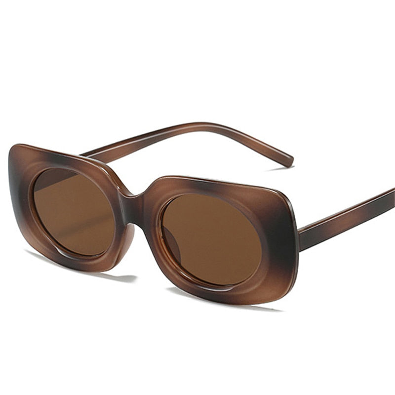 Autumn New Square Sunglasses Trend Simple Macaron Glasses Fashion INS Sunglasses Women