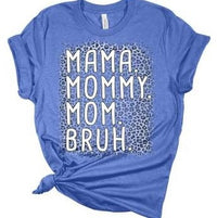 Mama printed cotton imitation women's T-shirt