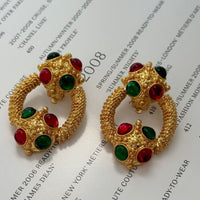 Glass ball high-end and niche earring clip