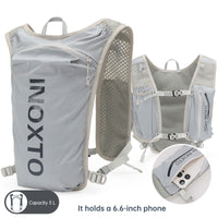 Running Bag 5L Outdoor Sports Lightweight Backpack Men's and Women's Trail Marathon Backpack Cycling Bag Water Bag Backpack