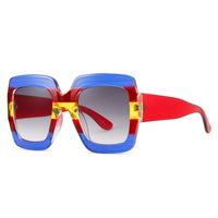 New Fashion Sunglasses Square Trend Retro Ladies Sunglasses Large Frame Sunglasses