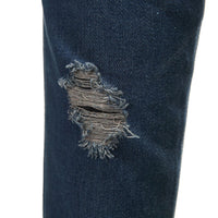 European and American ripped denim overalls for women