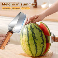New Watermelon Splitter Watermelon Cutting Artifact 430 Stainless Steel Cutting Piece Splitter Household Melon Triangle Cutting