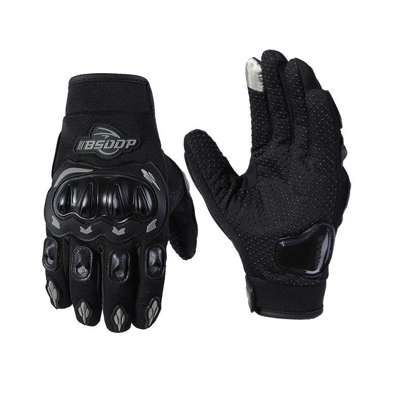 Motorcycle Riding Gloves, All Finger, Summer Breathable, Men's And Women's Electric Vehicles, Anti Fall, Anti Slip, Touch Screen