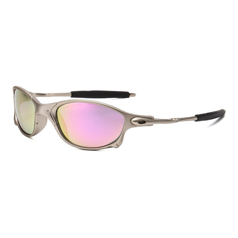 Colorful sunglasses European and American fashion sunglasses UV protection all-match glasses