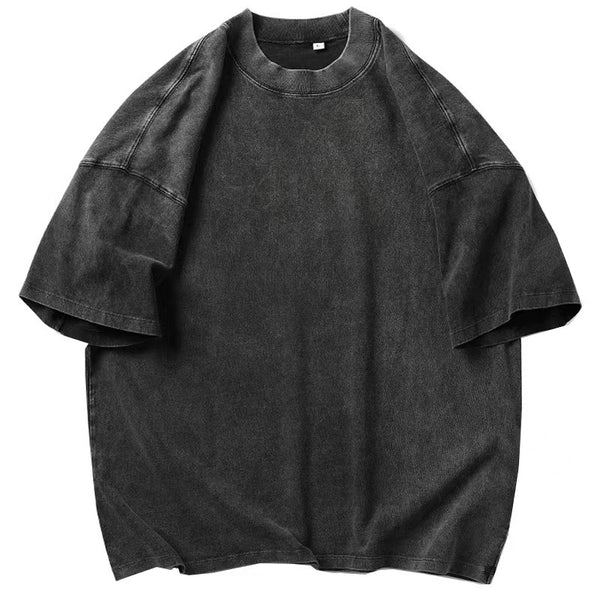 Washed old pirate king Robin pure cotton short sleeved T-shirt for men and women summer fashion brand Japanese anime