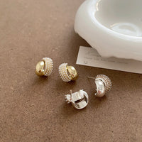 Arc earrings for women, light luxury, elegant temperament, simple and versatile earrings and earrings