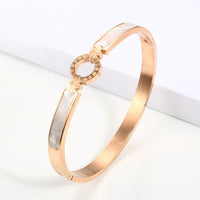 New Arrival White Shell Roman Numeral Bangles & Bracelet