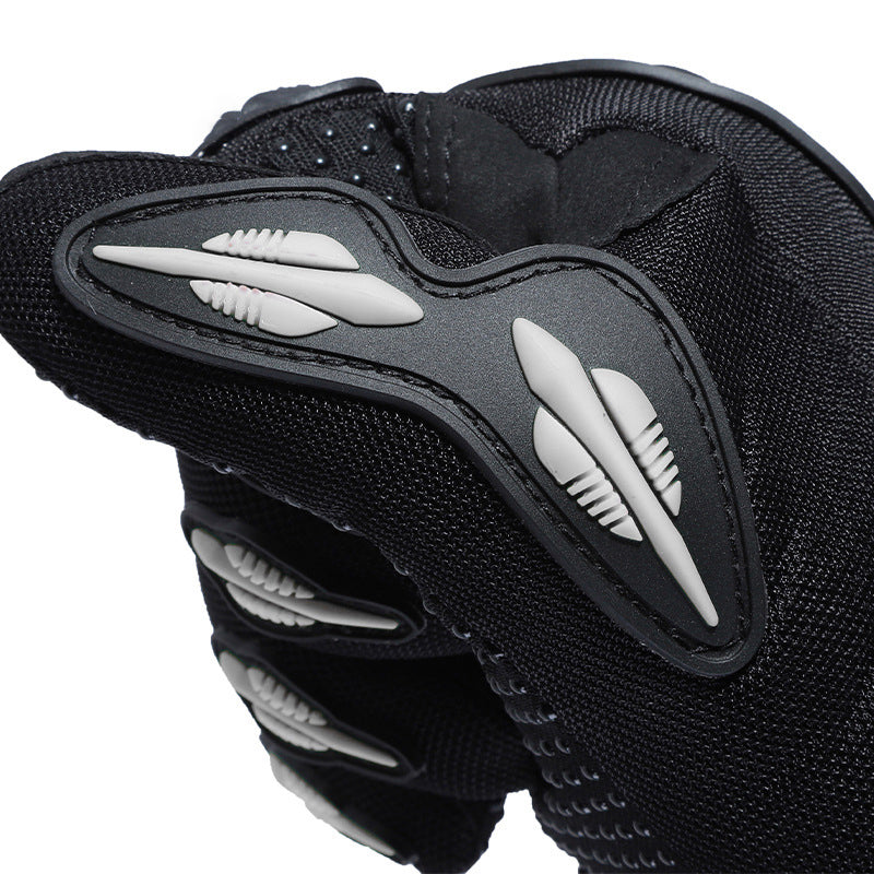 Motorcycle Riding Gloves, All Finger, Summer Breathable, Men's And Women's Electric Vehicles, Anti Fall, Anti Slip, Touch Screen