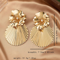 Flower Ginkgo Leaf Ear studs Ear studs Fashion jewelry
