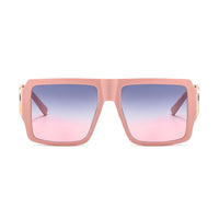 New Square Sunglasses Men's Fashion Big Frame Ins Street Shooting Net Red Sunglasses Female Punk Personality Glasses