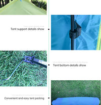 Pop Up Beach Tent Sun Shade Shelter Anti-UV Shelter Fully Automatic Folding Camping Tent