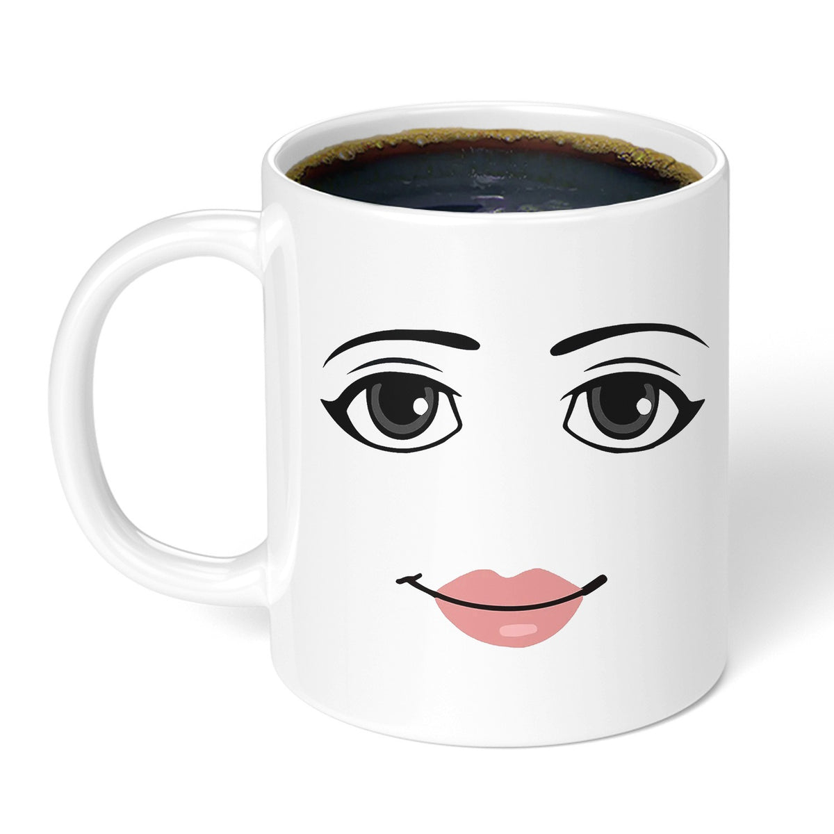 Roblox woman facial expression mug creative boys ceramic breakfast coffee milk cup