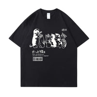 تي شيرت مرح كات مواء فضفاض