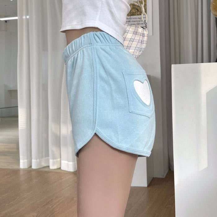 Pocket sports shorts for women in summer, loose straight leg slimming and casual trendy Hong Kong style wide leg pants