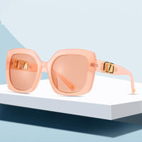 New Fashion Square Sunglasses Trend V-Shaped Sunglasses Women's Large Frame Sunglasses