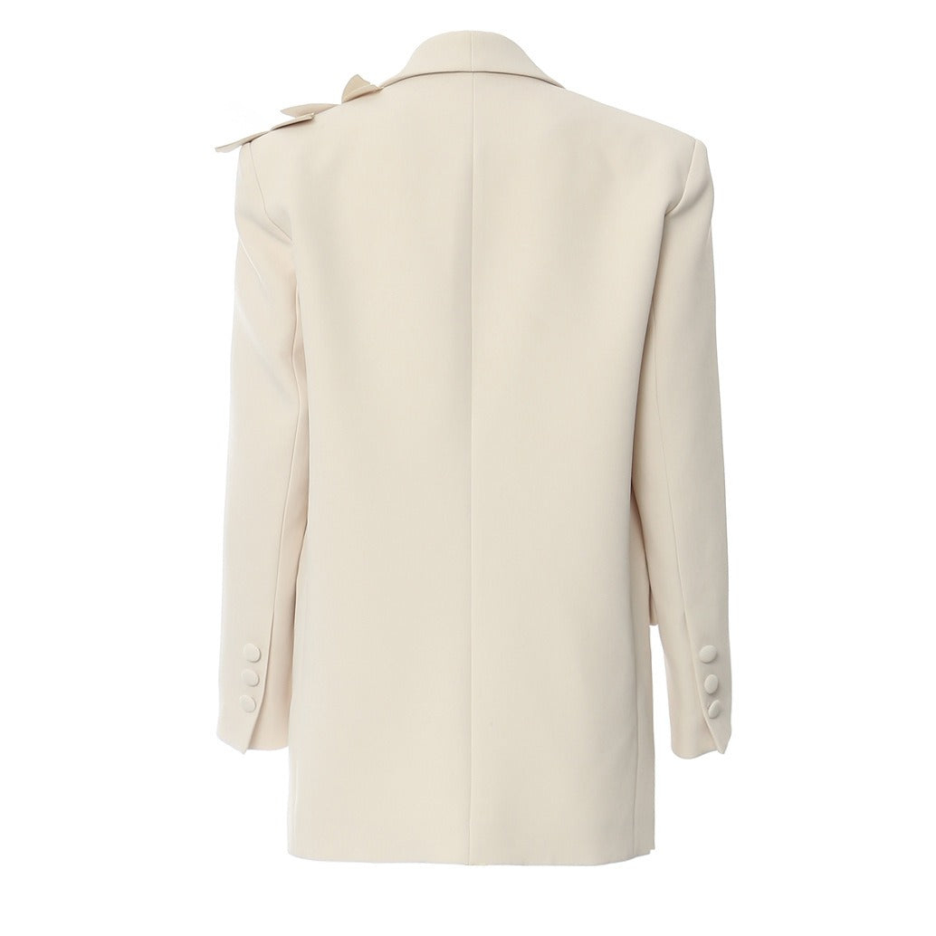 Super Heavy Industry Butterfly Burnt Flower Scattered Loose Edition Suit Coat Top