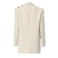 Super Heavy Industry Butterfly Burnt Flower Scattered Loose Edition Suit Coat Top