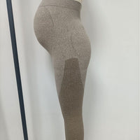 Seamless Knitted Sports Yoga Pregnant Women's Pants Moisture wicking, Quick drying, Breathable cropped pants