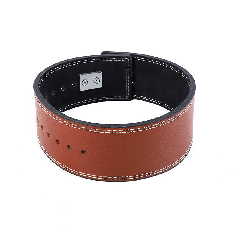 حزام اللياقة البدنية بإبزيم للرافعة، حماية للخصر، القرفصاء العميق، سحب قوي، تمرين رفع الأثقال، حزام رفع القوة