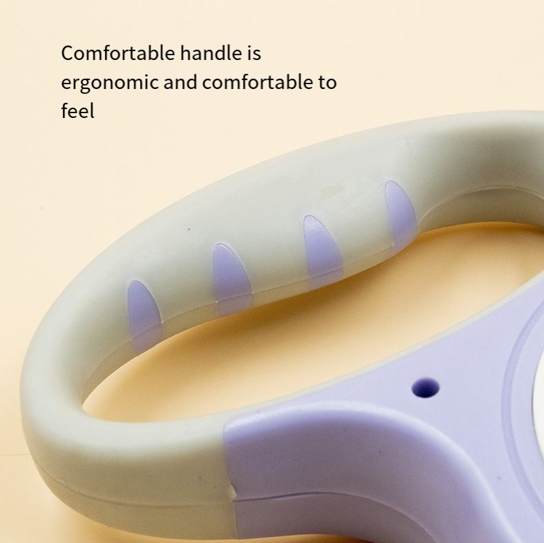 Pet 5-meter automatic retractable leash with light dog walker, small dog leash with rope