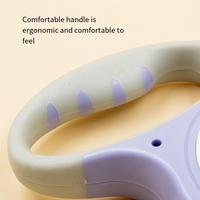 Pet 5-meter automatic retractable leash with light dog walker, small dog leash with rope