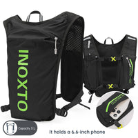 Running Bag 5L Outdoor Sports Lightweight Backpack Men's and Women's Trail Marathon Backpack Cycling Bag Water Bag Backpack