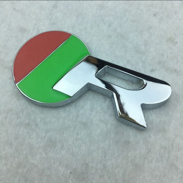 Suitable for Jaguar R logo XJ XF XK X-TYPE R car sticker modification metal R sticker lettering